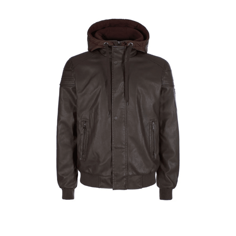 Yes Zee Brown Polyethylene Men's Jacket for