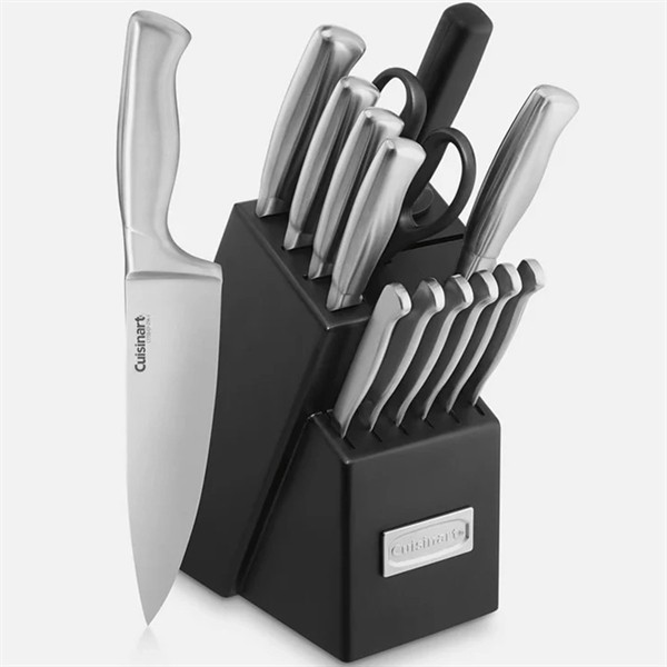 Cuisinart Stainless Steel 15 Piece Cutlery Block Set for