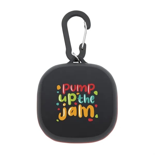 Water-Resistant Speaker with Carabiner for