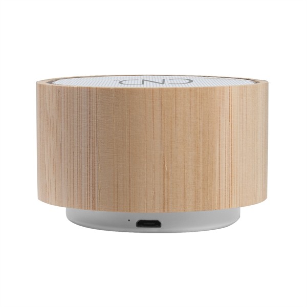 Drake Bamboo Colorful Light-Up Bluetooth Speaker for