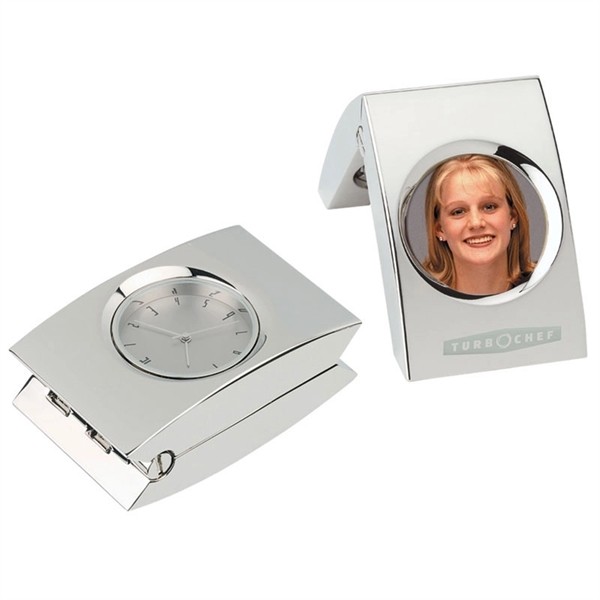 Magnifique Folding Clock / Photo Frame for