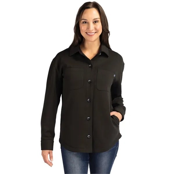 Cutter & Buck Roam Recycled Buttery-Soft Knit Womens Butt.. for