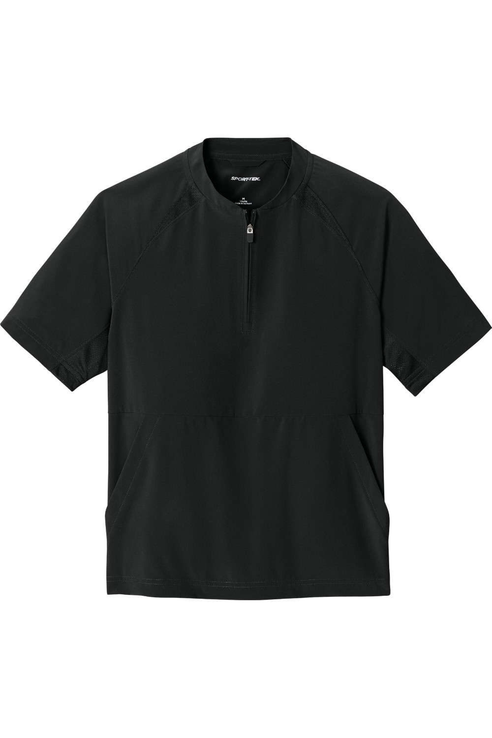 Sport-Tek Youth Repeat 1/2-Zip Short Sleeve Jacket for