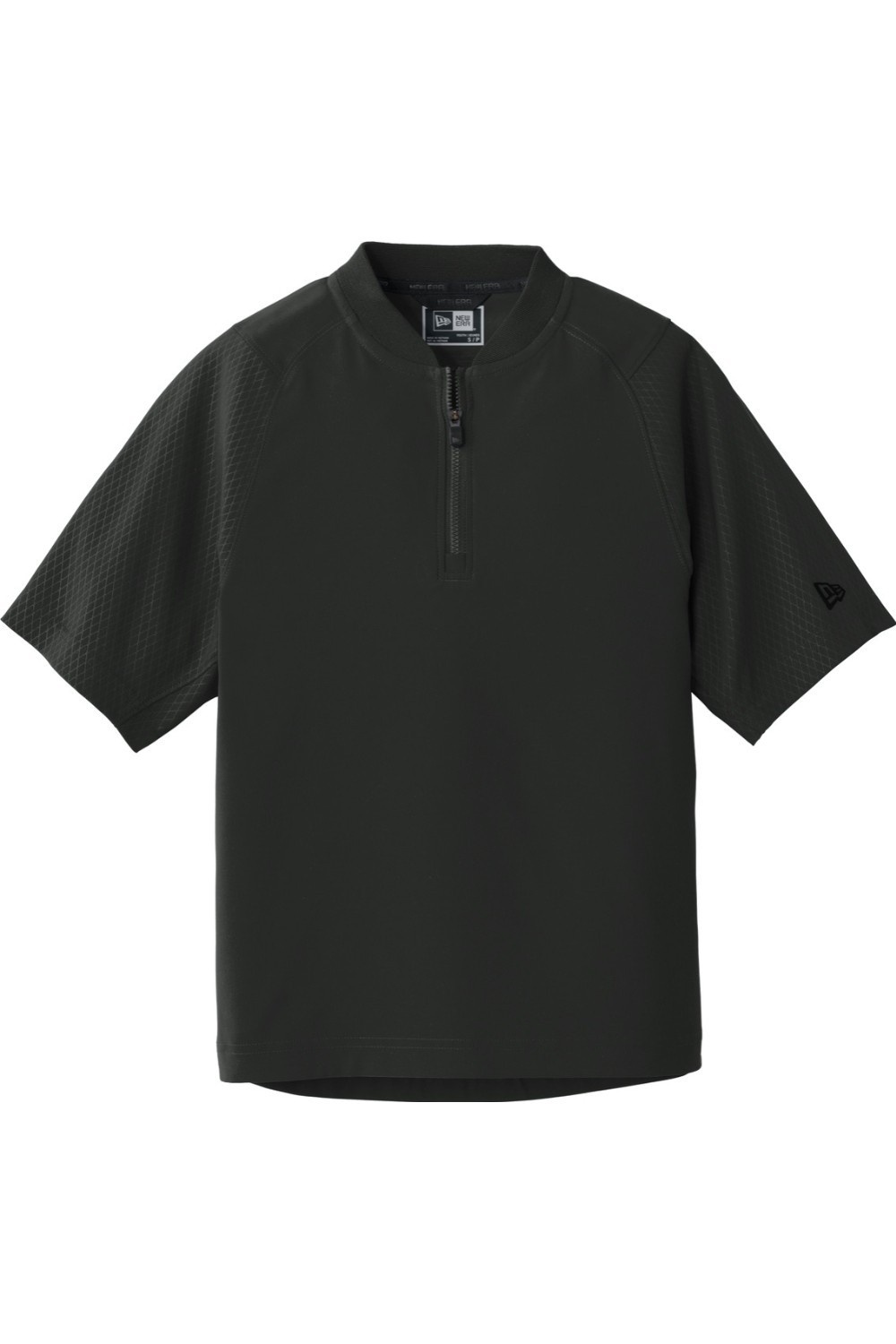 New Era Youth Cage Short Sleeve 1/4-Zip Jacket for