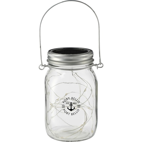 Solar Power Mason Jar Light for