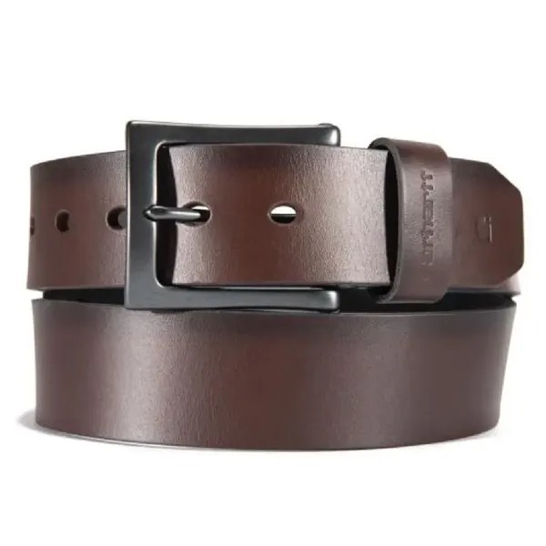 Carhartt Burnished Leather Box Buckle Belt for