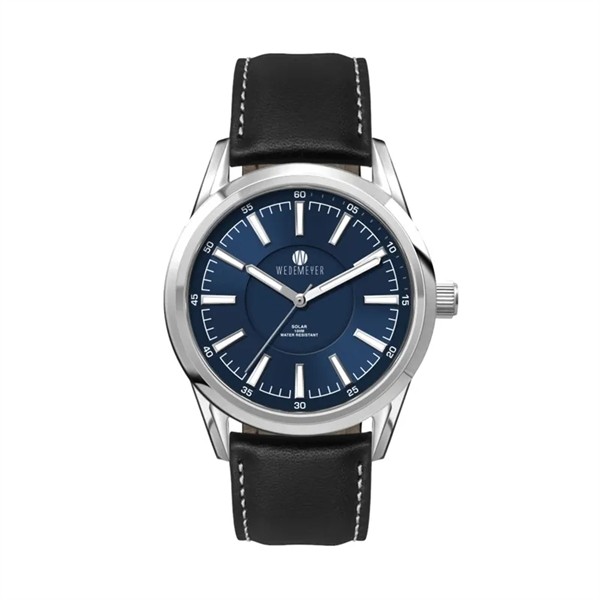 42MM, SS, SILVER CASE, 3-HAND "SOLAR" MVT for
