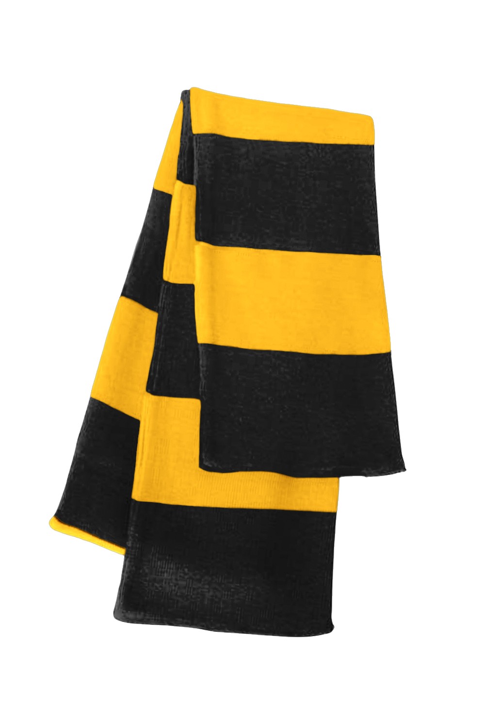 Sportsman Rugby-Striped Knit Scarf for