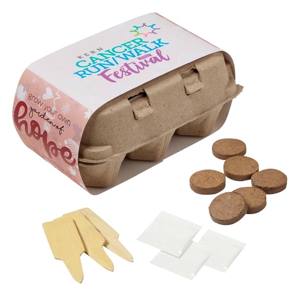 Red Grow Your Own Garden of Hope Seed Kit for