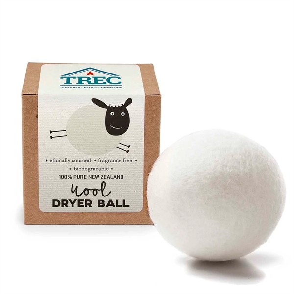Single Wool Dryer Ball for