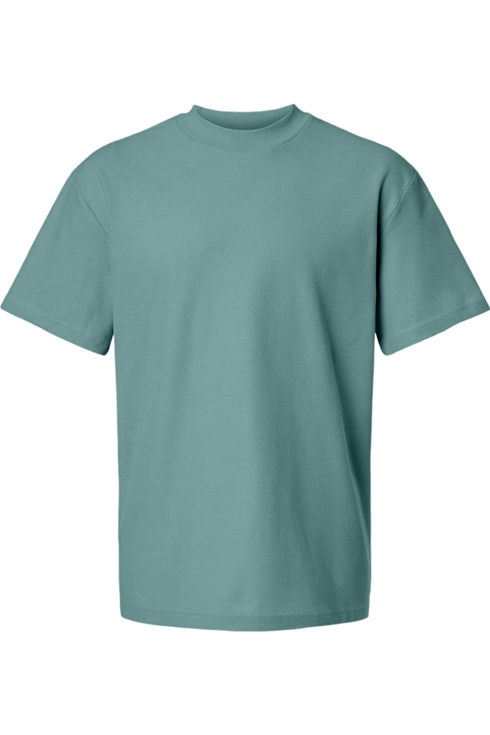 American Apparel Pique Mockneck Tee for
