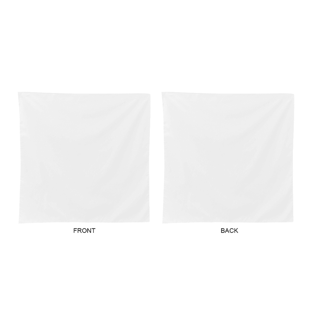  Colored Sublimated Bandana, 22x22  for