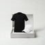 Black Shirt / White Cap