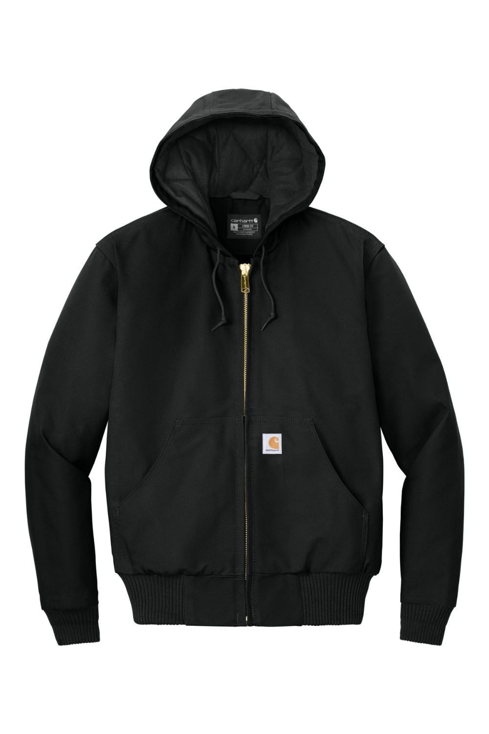 Carhartt Tall Quilted-Flannel-Lined Duck Active Jac for