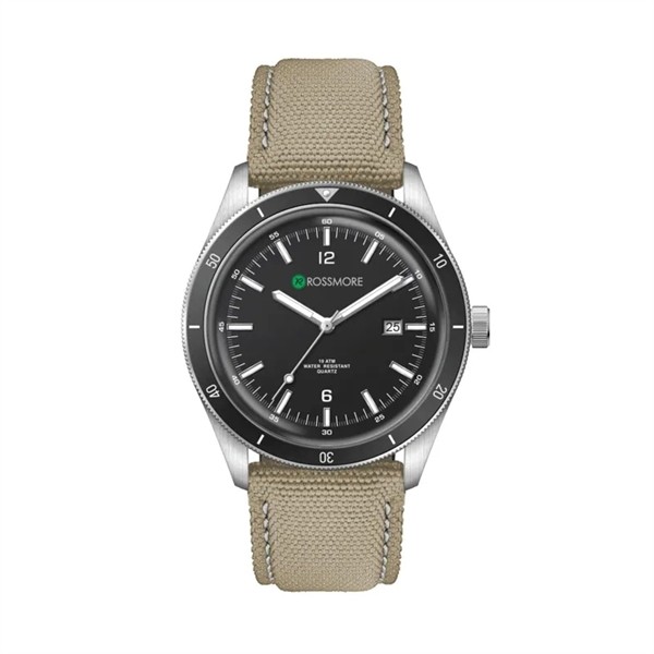 41MM, SS, SILVER CASE, BK BEZEL, 3-HAND MVT, DTE for