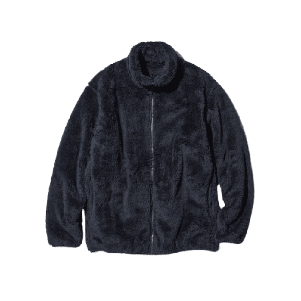 Uniqlo Women's Fluffy Yarn Fleece Full-Zip Jacket for