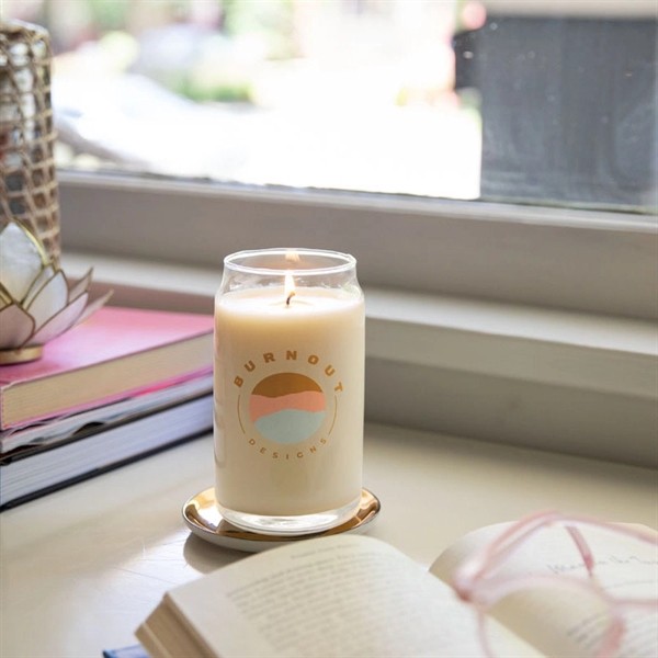 Beer Can Glass Candle - Direct Print for