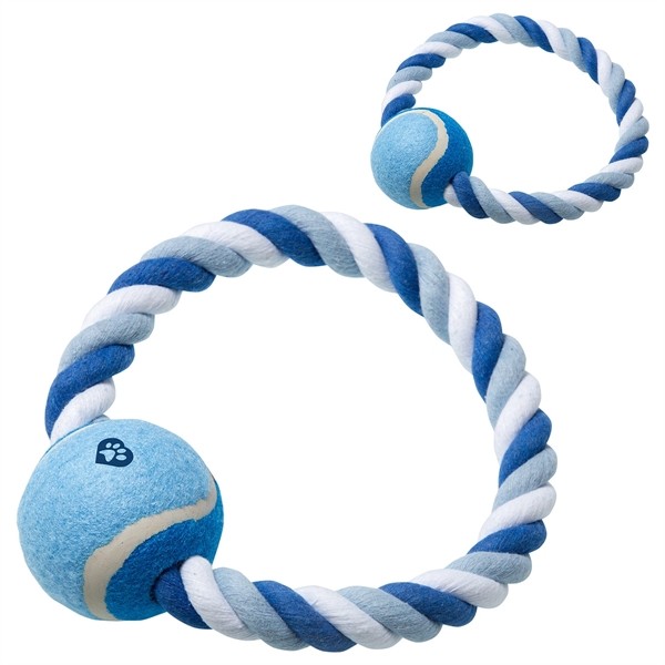 Circlet Rope Ring & Ball Pet Toy for