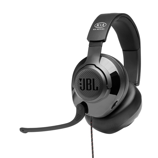 JBL Quantum 300 Wired Over-Ear Gaming Headset w/ Flip up mic for