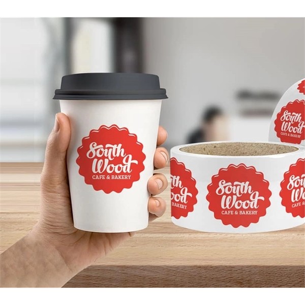 Custom Eco-Safe Paper Roll Labels for