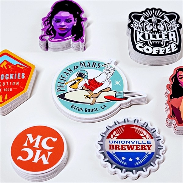 Custom Die-Cut Sticker Singles for