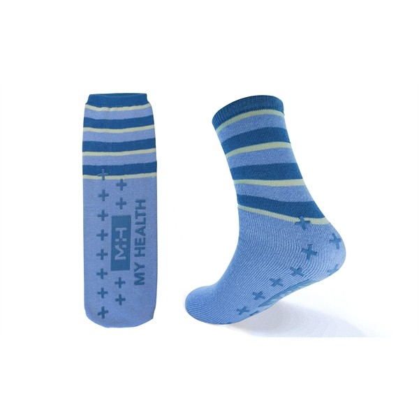 Non-Slip Socks with Custom Grips for