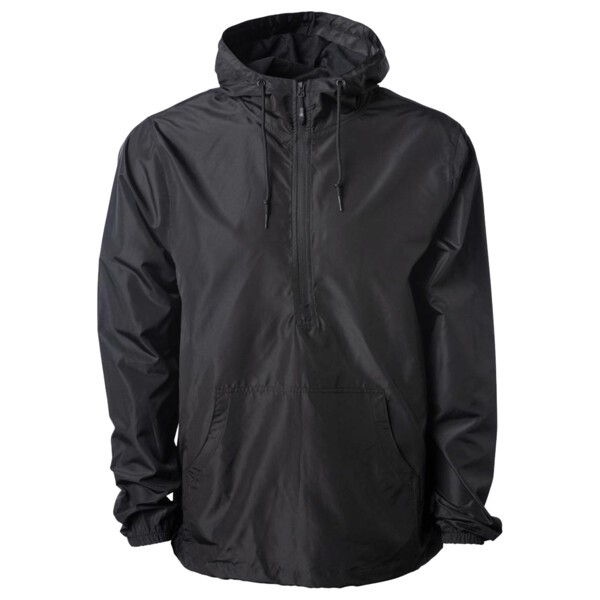 Unisex Lightweight Quarter-Zip Windbreaker Pullover Jacket for