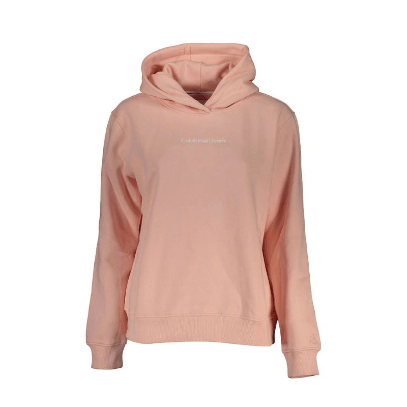 Calvin Klein Chic Pink Hooded Fleece Hoodie for