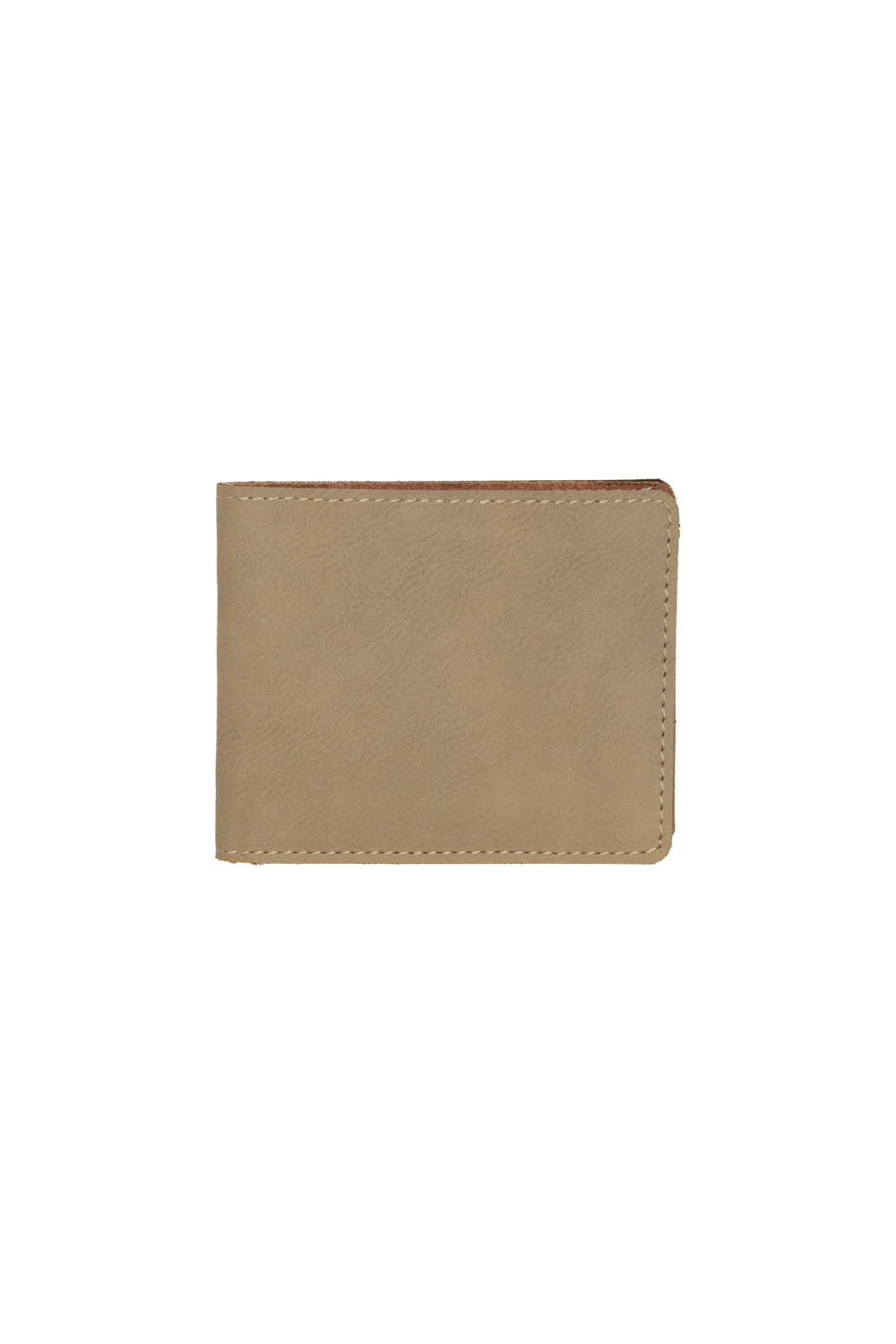 4 1/2" x 3 1/2" Laserable Leatherette Bifold Wallet for