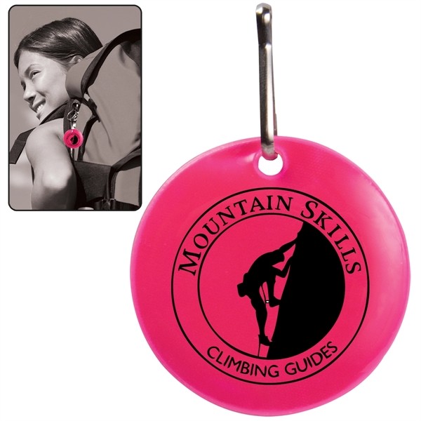 Round Reflective Zipper Pulls for